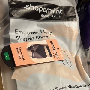 Shapermint Essentials Black Mesh Shaper Short